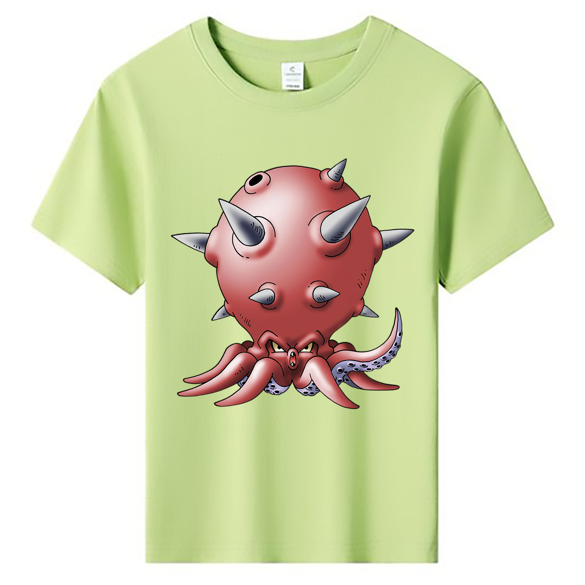 （画像用） ドラゴンクエスト Doragon Kuesuto Dragon Quest 綿100％キッズTシャツ（フロントプリント）